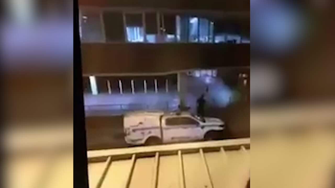 Police said one man was shot dead by officers during the shootout.