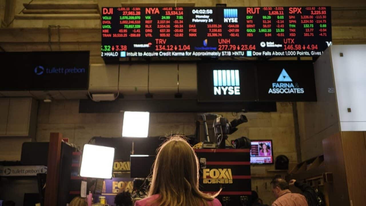 U.S. Stocks Plunge as Coronavirus Crisis Spreads