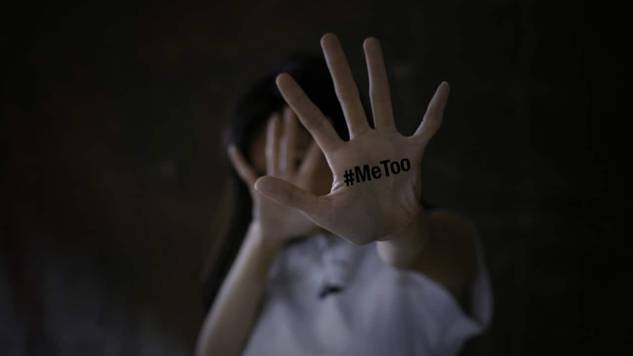 Woman against sexual harassment, #MeToo campaign