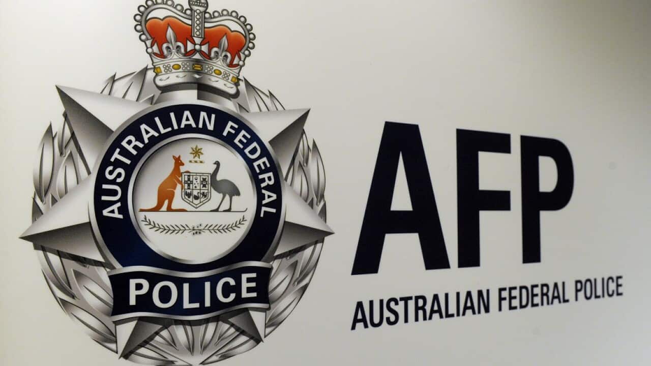 The Australian Federal Police logo.