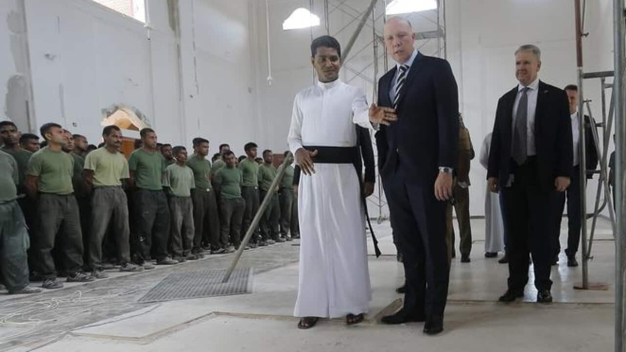 Peter Dutton visits St Sebastien church in Negombo