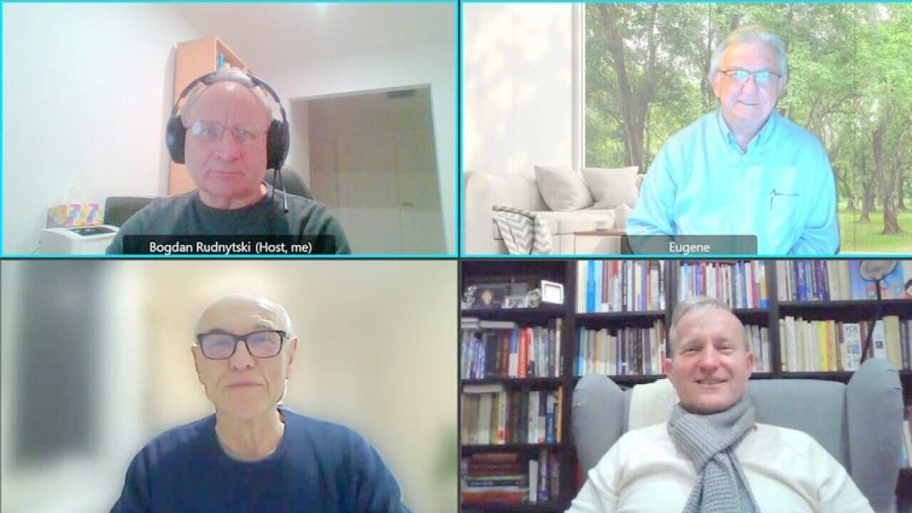 Bogdan Rudnytski, Eugene Hawryszko, Slawko Kohut, Felix Figurek.