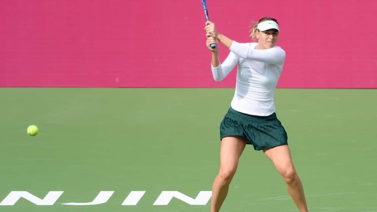 Russian tennis player Maria Sharpova