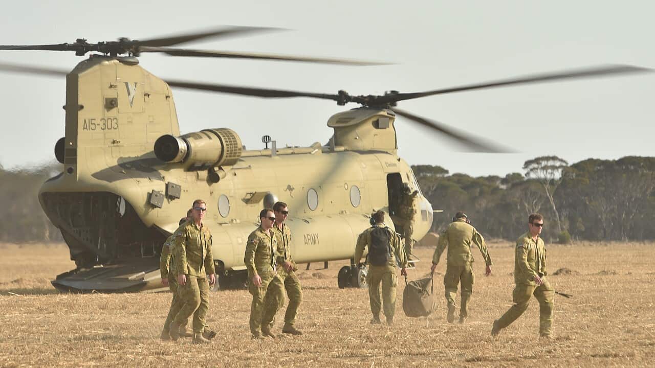 The Australian Defence Force says five of its members have contracted COVID-19 in the Middle East.