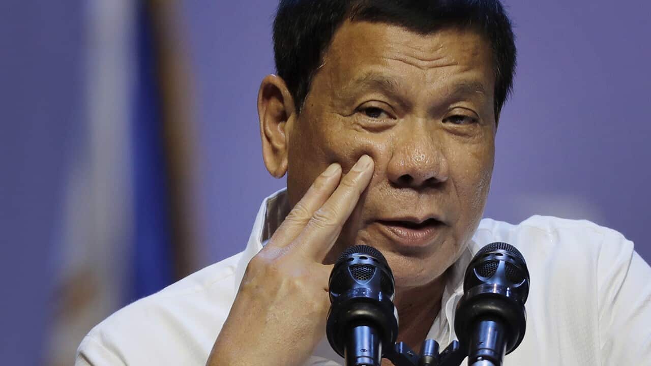 Philippine President Rodrigo Duterte