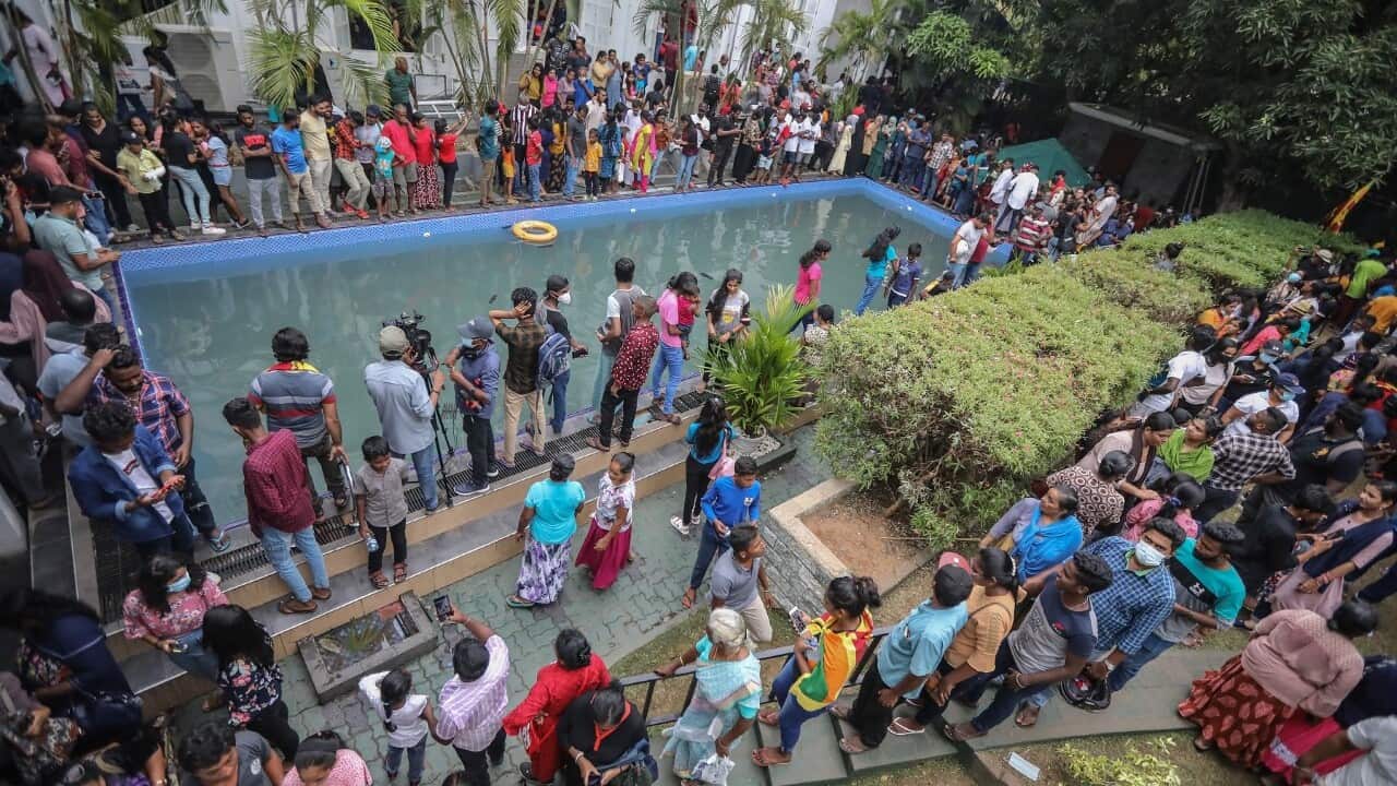 Sri Lankan protesters spoke to SBS News after occupying the President's official residence