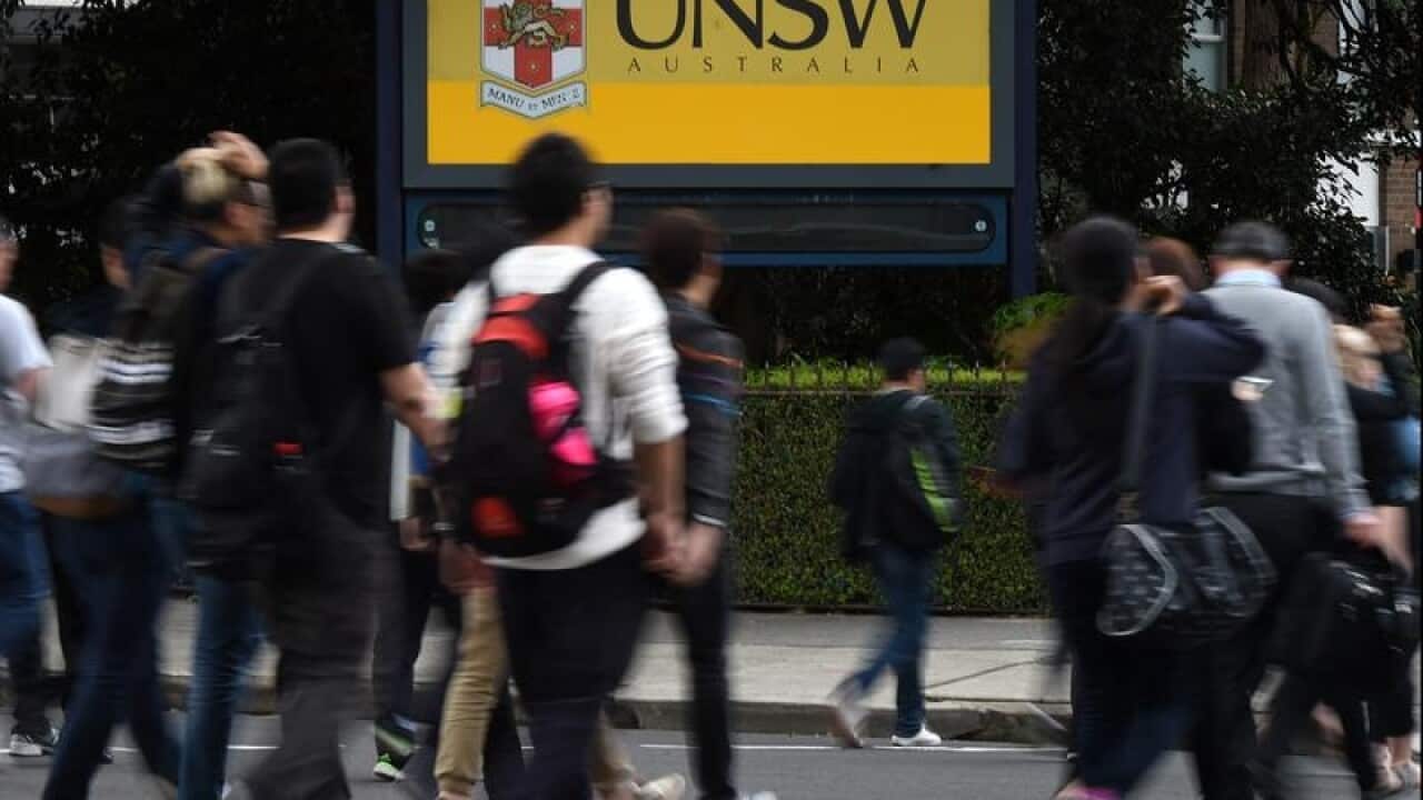 Students enter the University of New South Wales