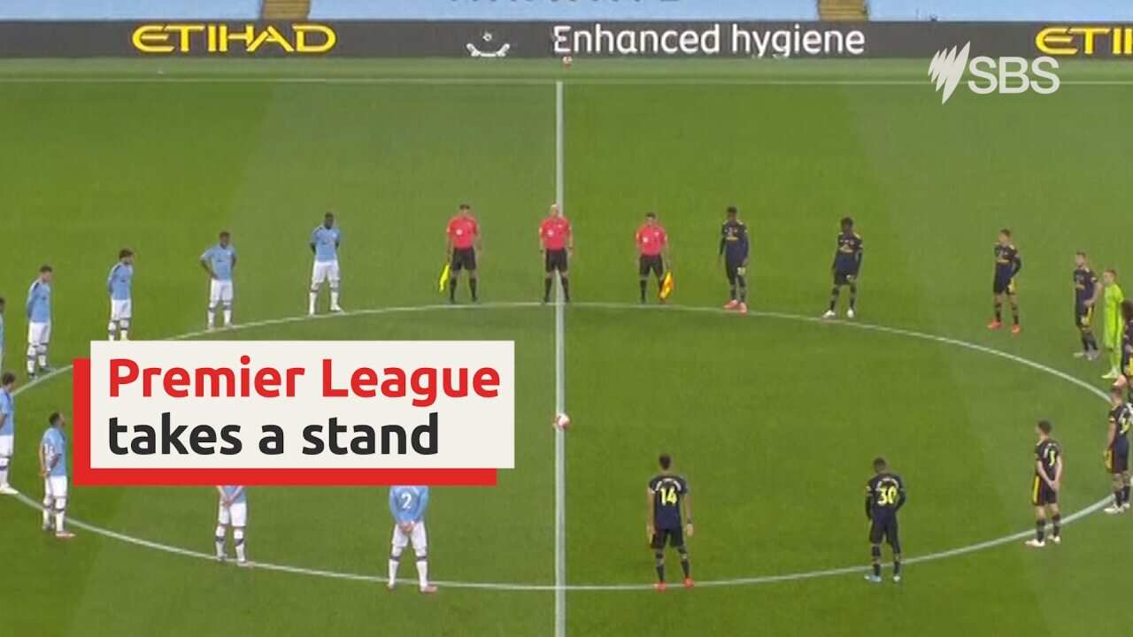Premier League players pay tribute to NHS and BLM