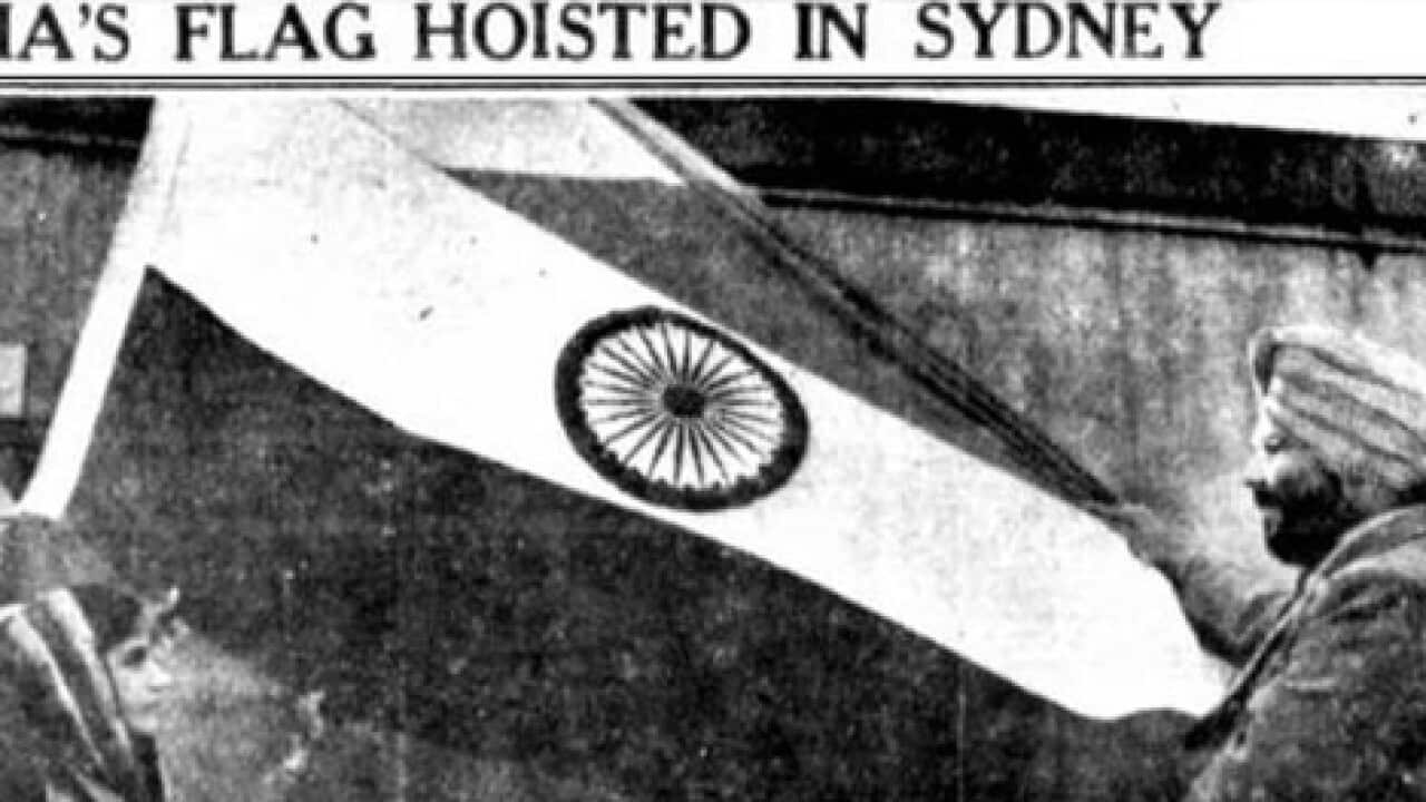 India flag hoisted in Sydney in 1947