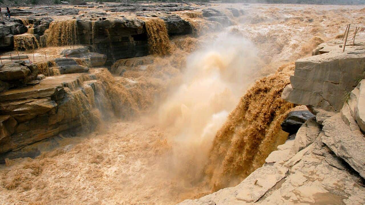 HuKou Waterfall of the Yellow River
