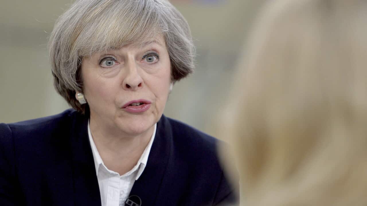 Britain's Prime Minister Theresa May