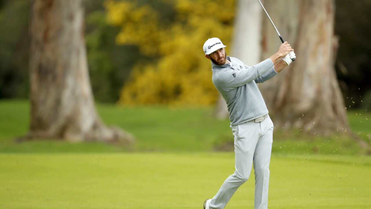 Dustin Johnson at Riviera Country Club