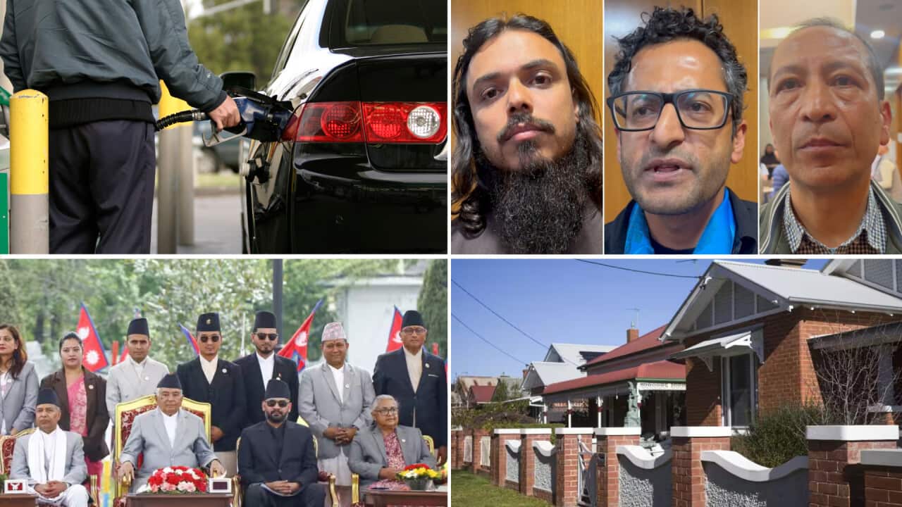 Listen to the SBS Nepali radio program, first aired on SBS South Asian on Thursday, 26 March 2026. Credit: (Top) AAP Image/Simon Mossman (L ,, (Bottom) AAP / Mick Tsikas, Solangture (R).