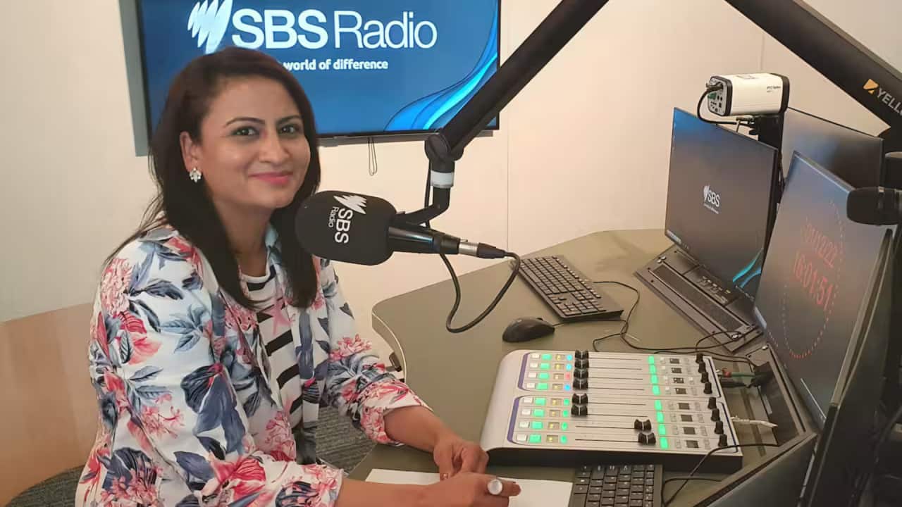 Dr Bhavna Gautam in SBS studios