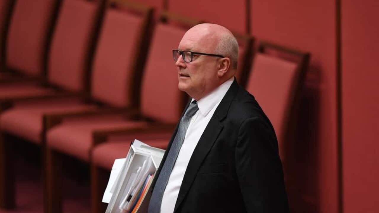 Attorney-General George Brandis in the Senate