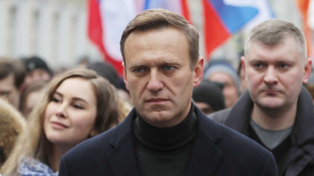 Russia insists the detention of poisoned opposition politician Alexei Navalny is a 'domestic matter' and that the Kremlin will not heed calls for sanctions.