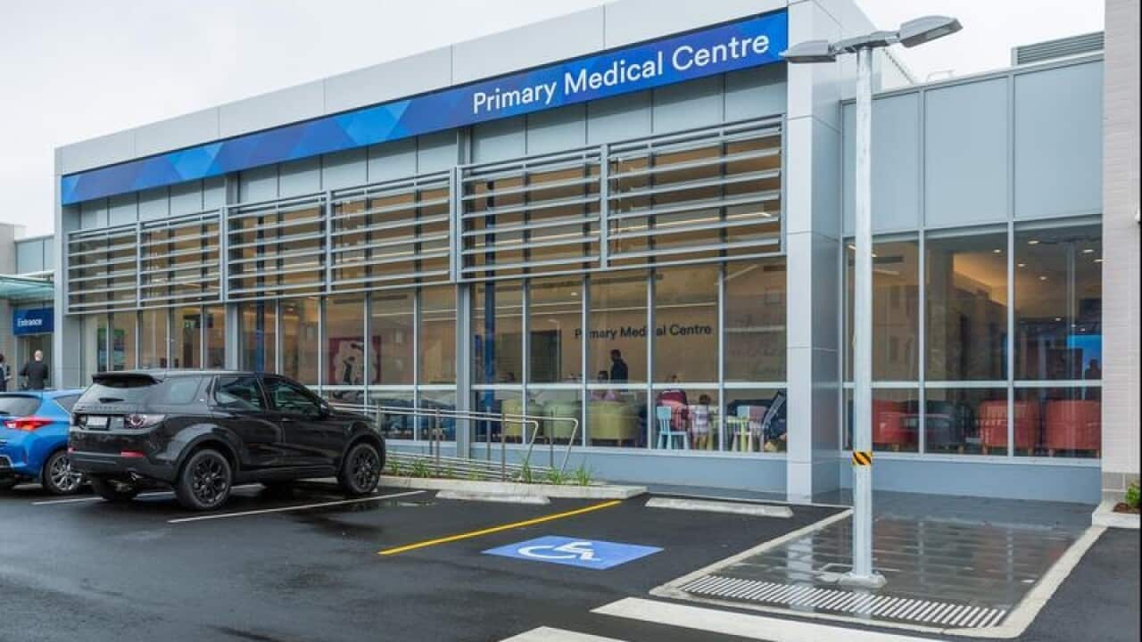 pic of outside and carpark of Primary Health Care medical centre
