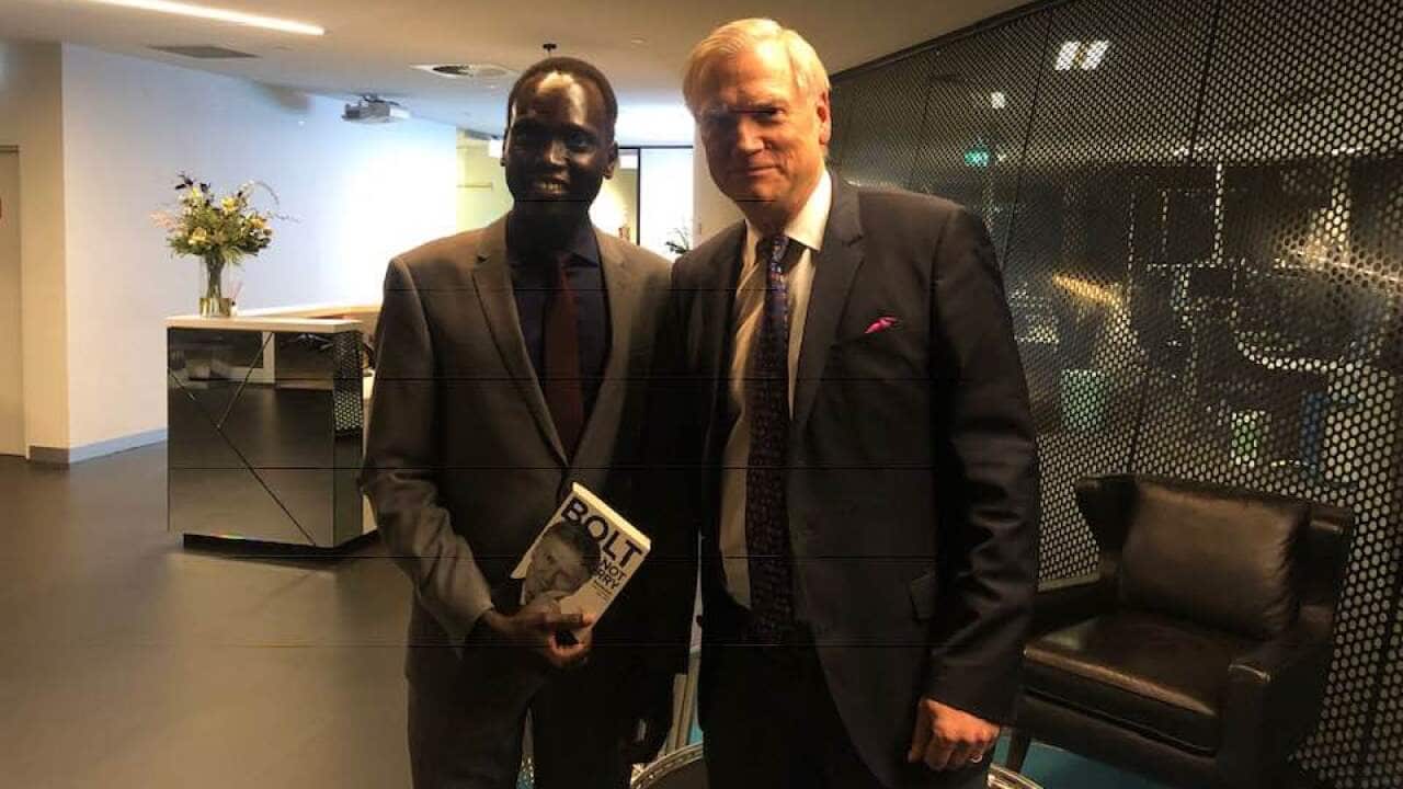 Jerry Anyuon and Andrew Bolt