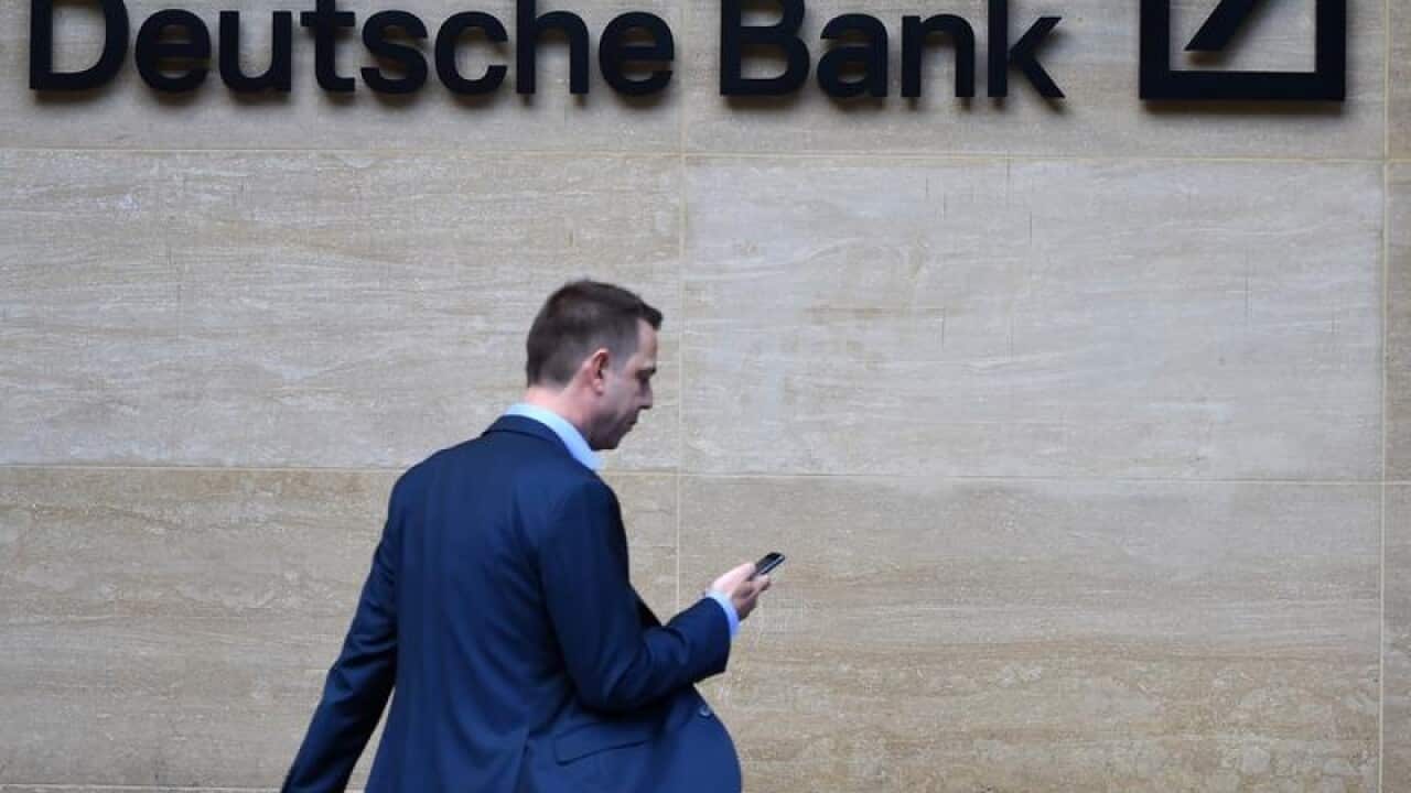An image of the Deutsche Bank logo