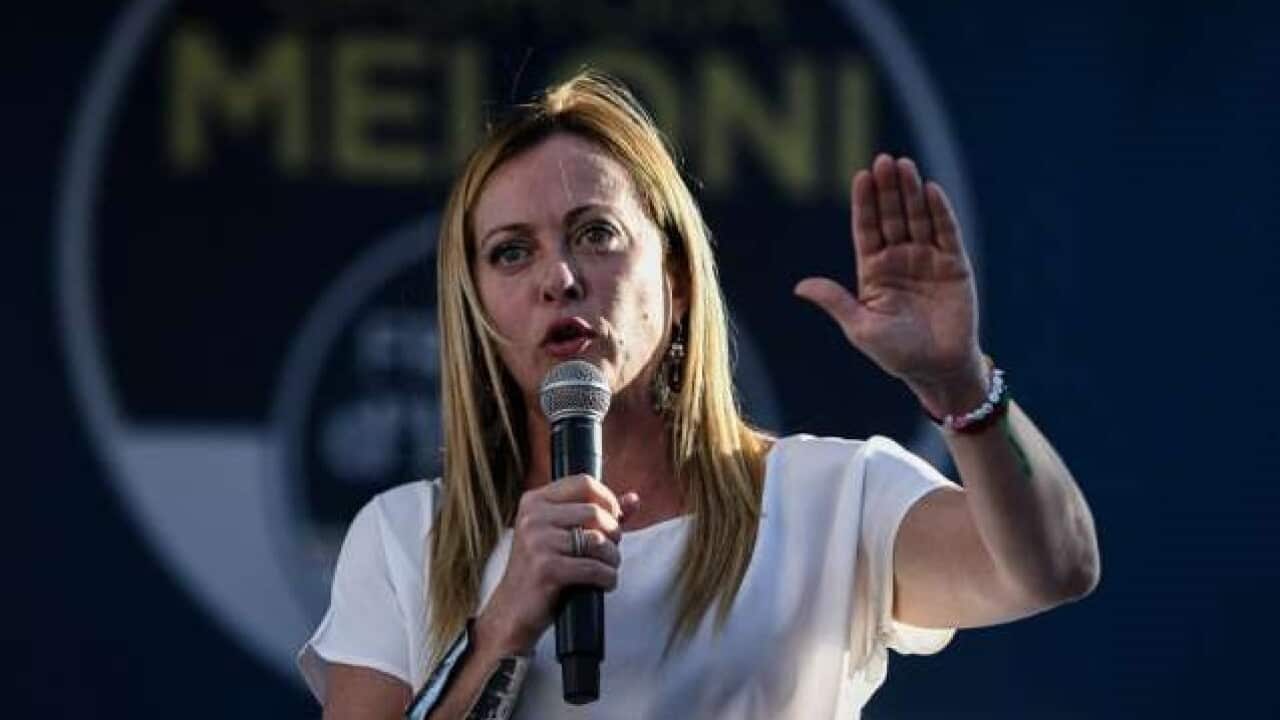 ITALY-POLITICS-VOTE-PARTIES-ELECTION-FRATELLI D'ITALIA