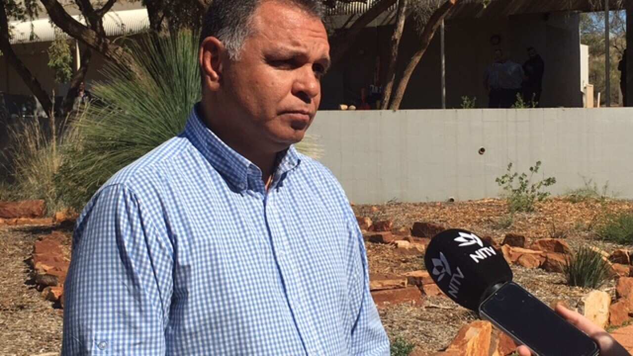 Dubbo delegate Sean Gordon at the Uluru convention.