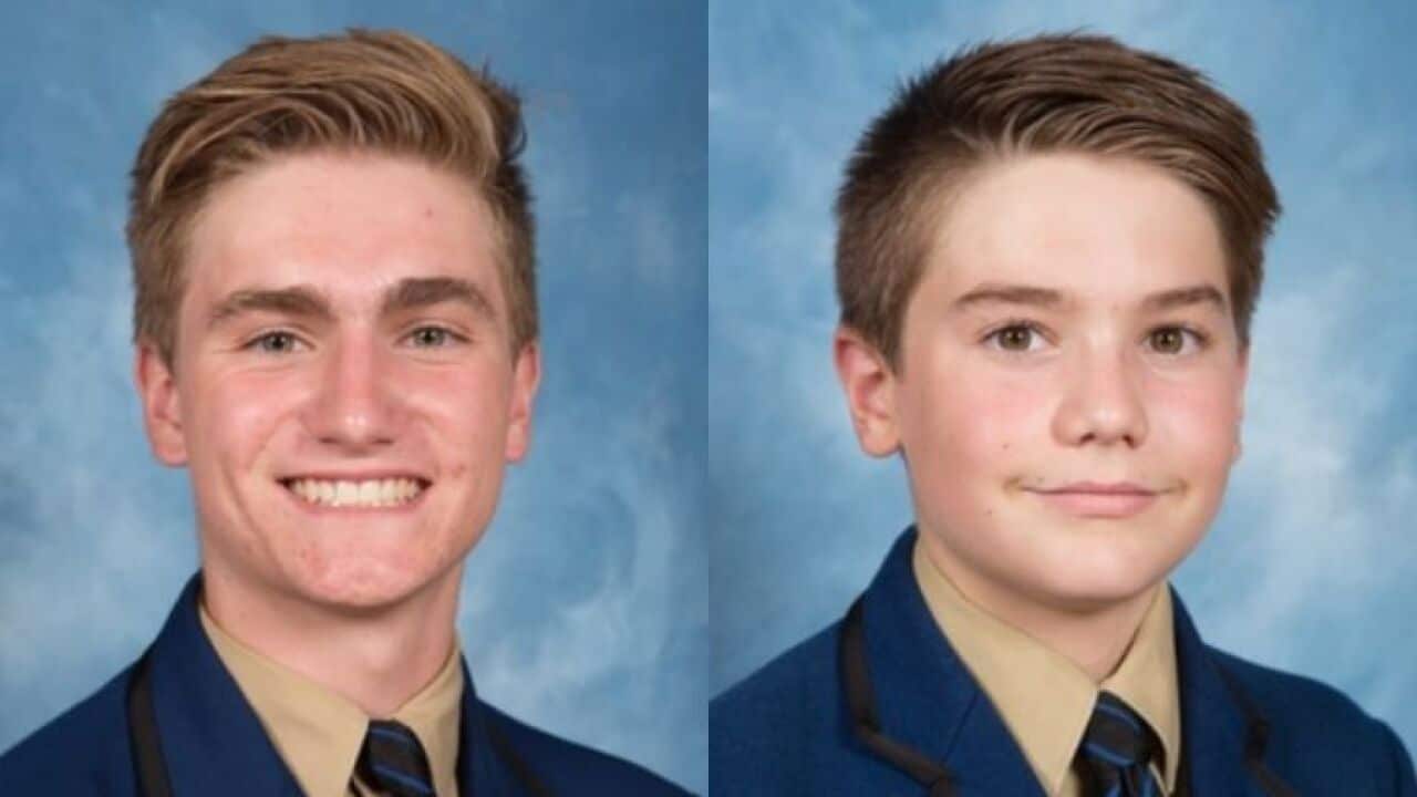 Brothers Berend and Matthew Hollander visited the island with their parents.