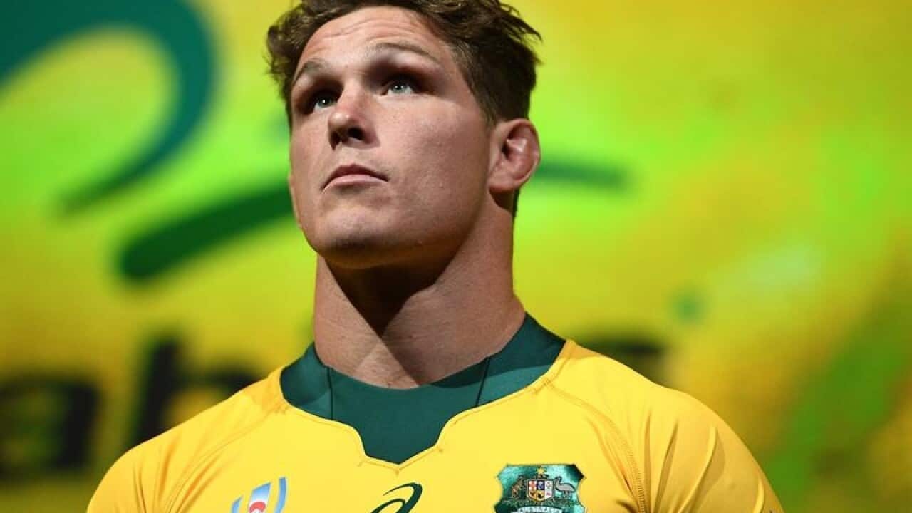 Australian Wallabies captain Michael Hooper.
