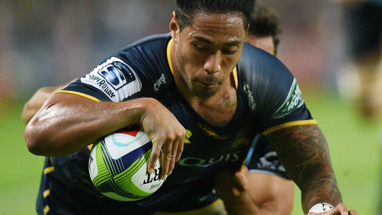 Joe Tomane of the Brumbies