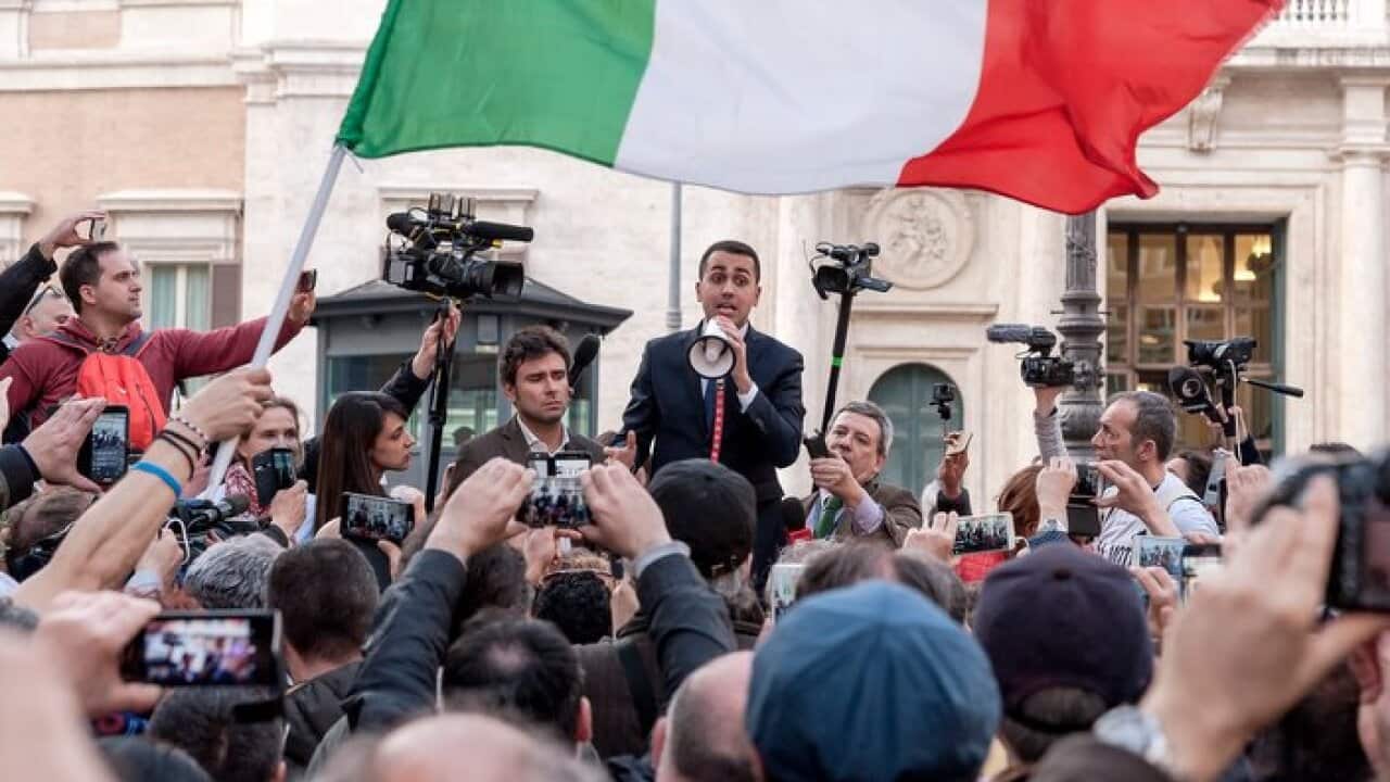 Demonstration "Surround the Parliament" in Rome