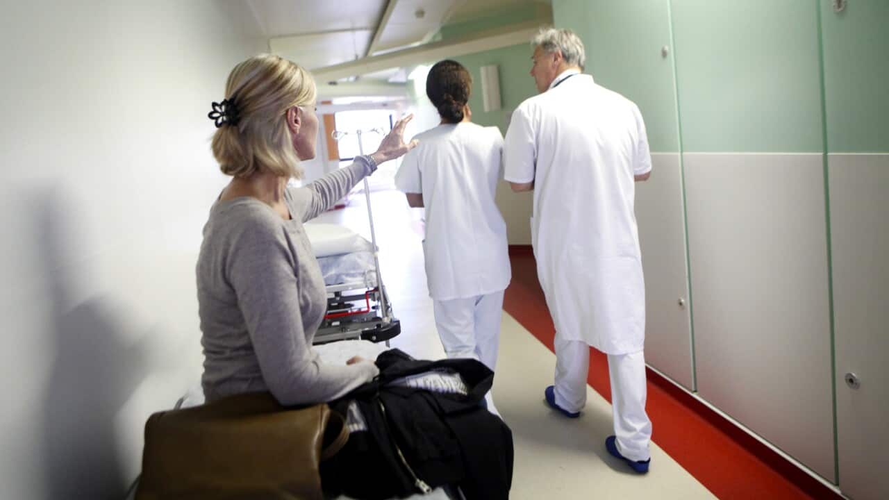 Emergency case, hospital