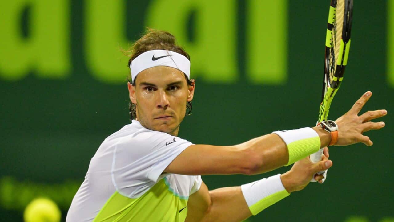 Spanish tennis player Rafael Nadal