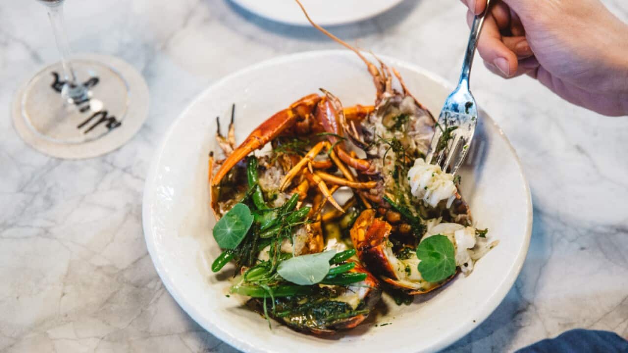 Alex Wong Italian Asian food - marron wakame butter