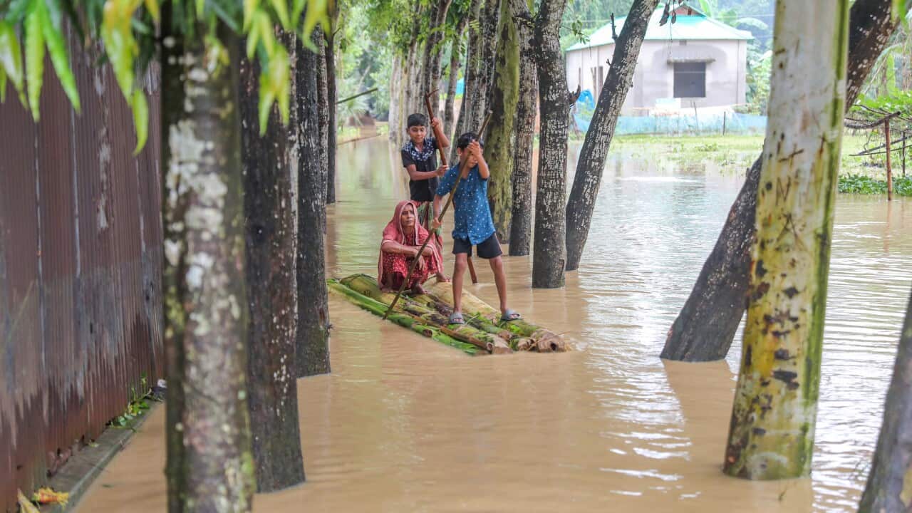 Thousands stranded after flash floods hit Sherpur district in Bangladesh