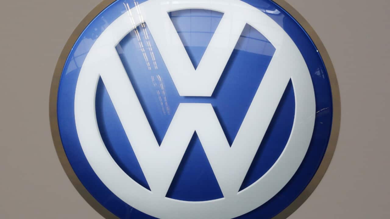 Volkswagen logo.