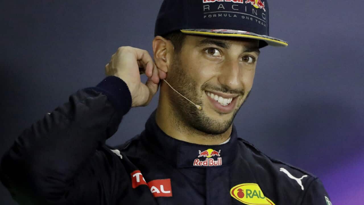 Australian Formula One driver Daniel Ricciardo