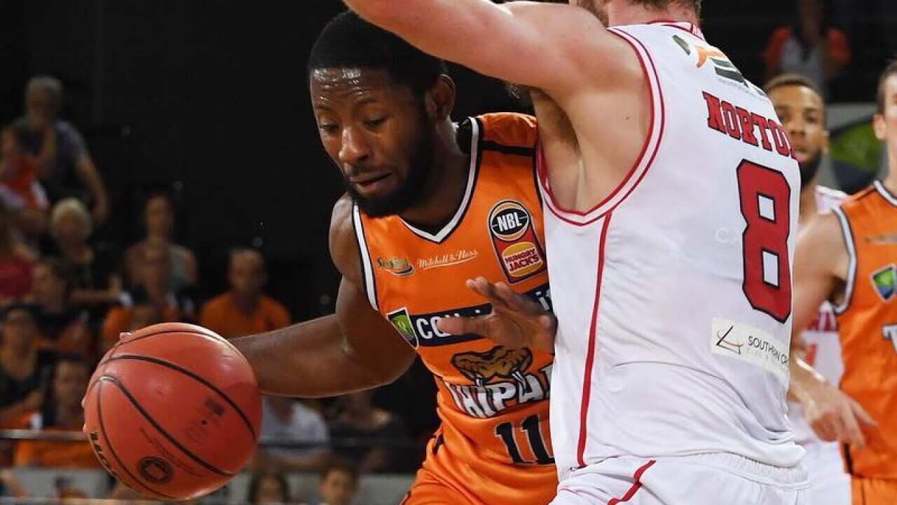 Dayshon Smith of the Taipans in action