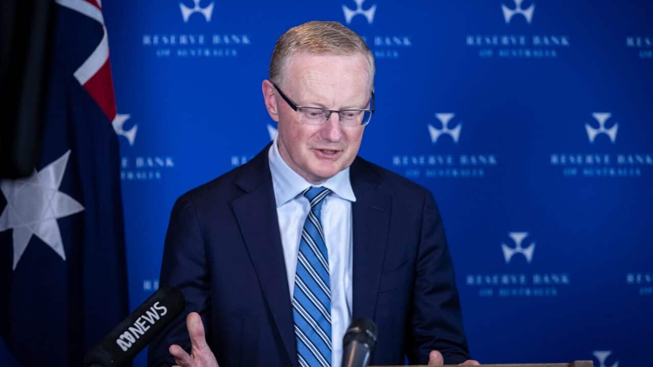 Reserve bank Governor Philip Lowe delivers the news of historic low interest rates in Australia