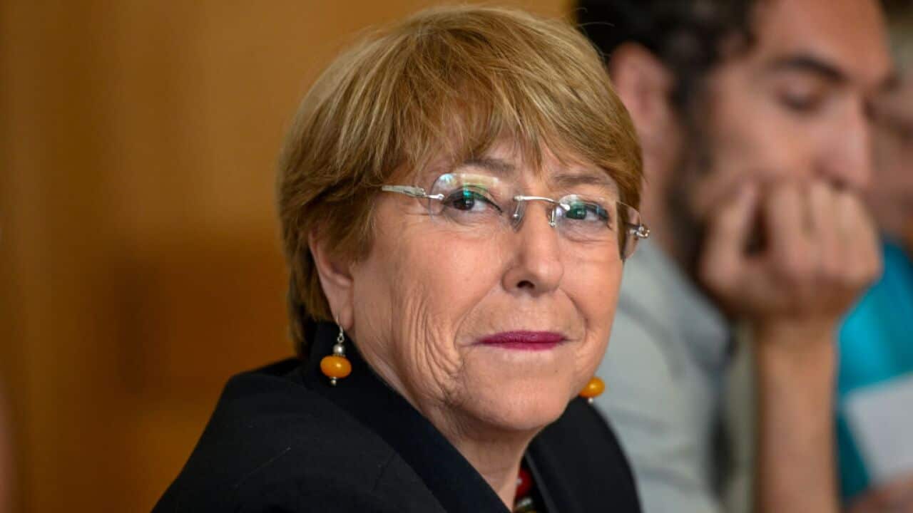 United Nations High Commissioner for Human Rights, Michelle Bachelet.