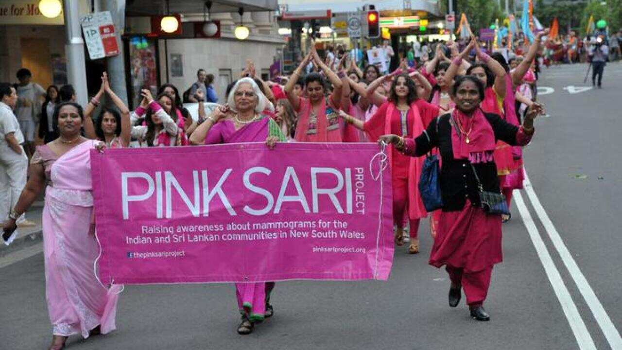 Pink sari project