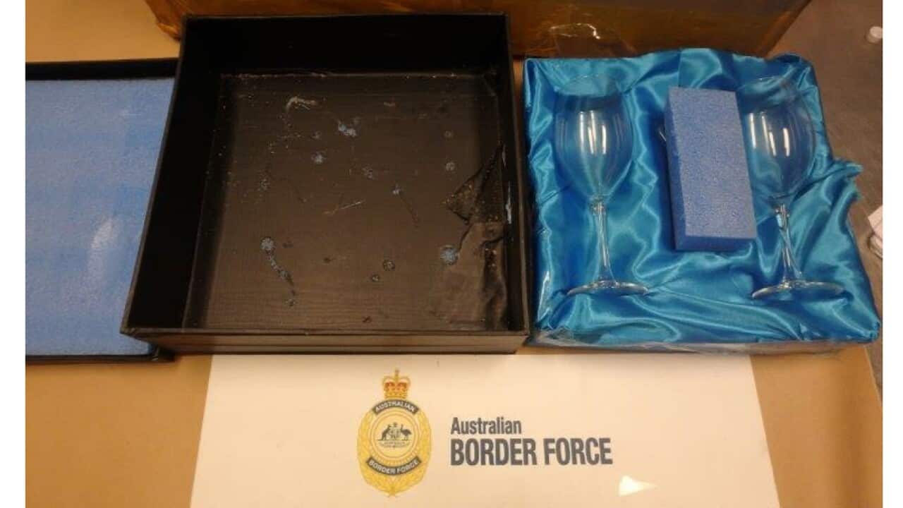 Officers found a total of four kilograms of ephedrine