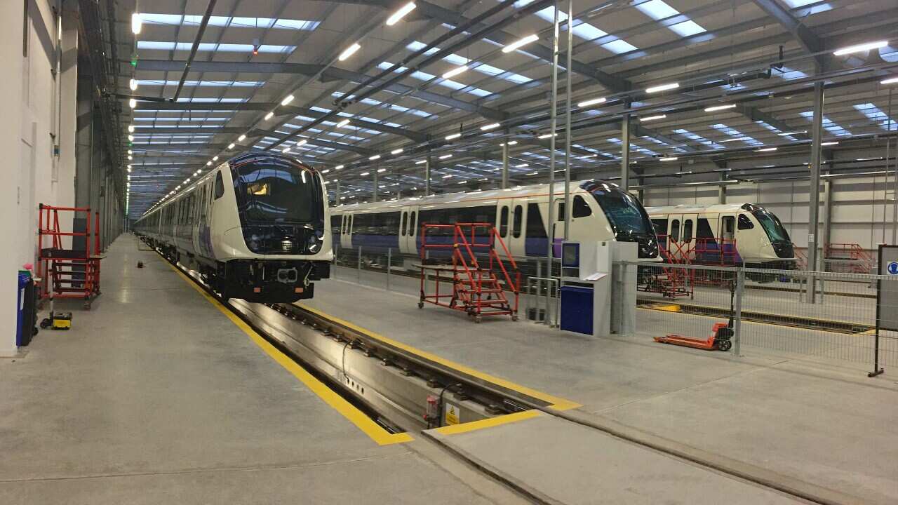 London's Super Tunnel trains