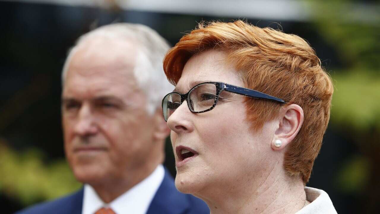 Defence Minister Marise Payne has denied China is a threat to Australia's national security.