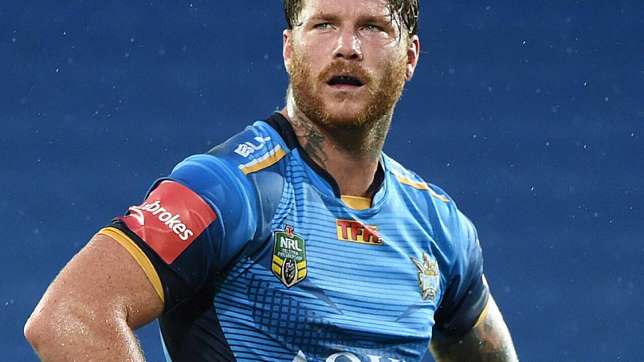 Titans player Chris McQueen