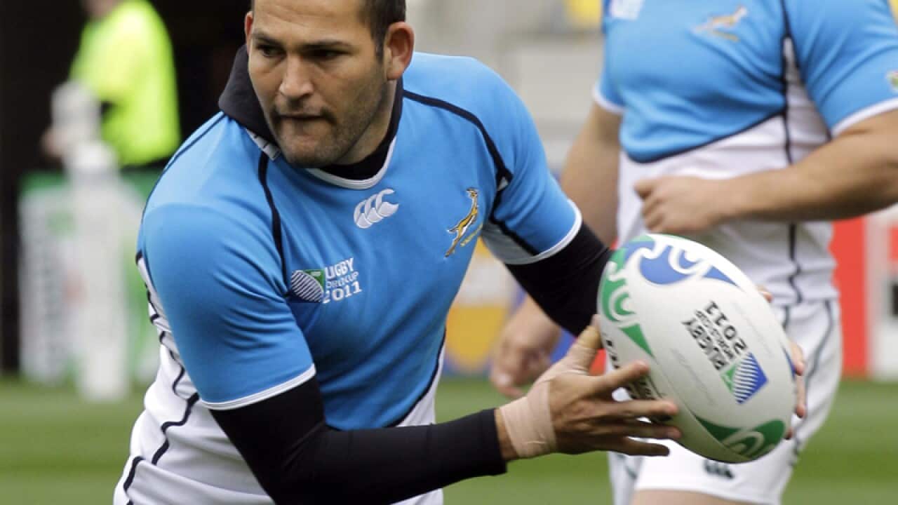 South Africa's Fourie Du Preez