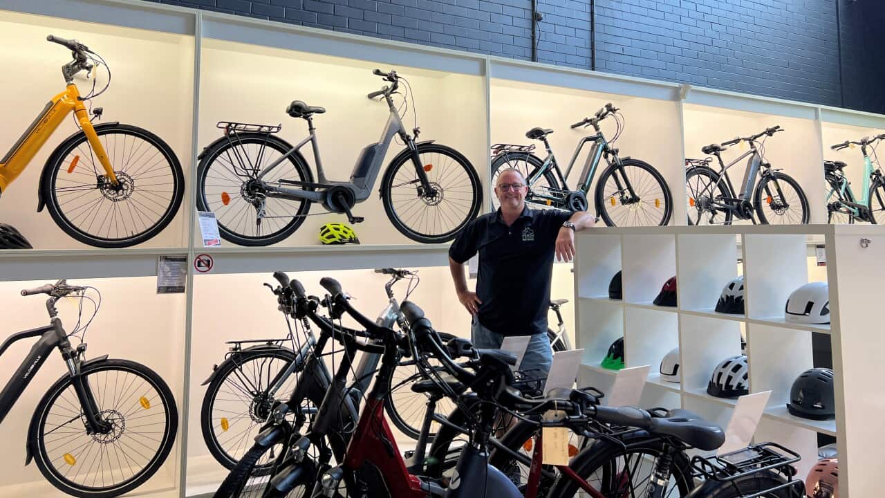 Marcel van der Sluis verkoopt elektrische fietsen in Perth