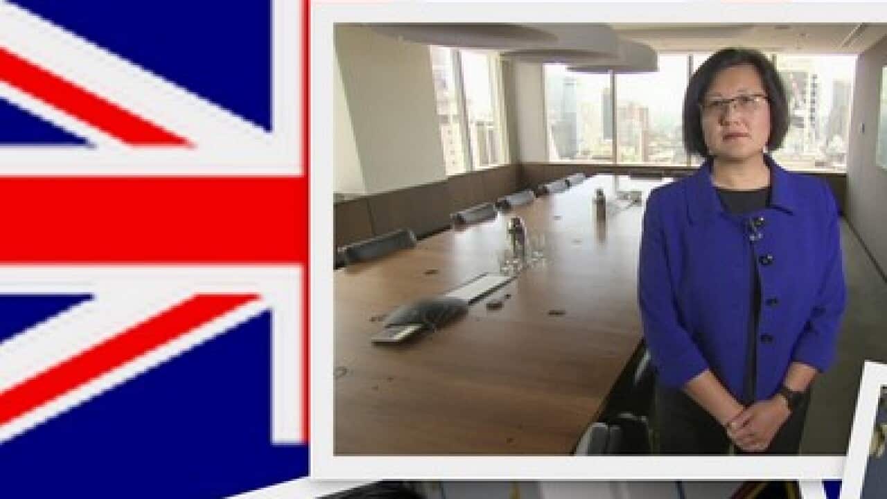 Ming Long (top), Tim Fung(L) , Linda Burney (R)