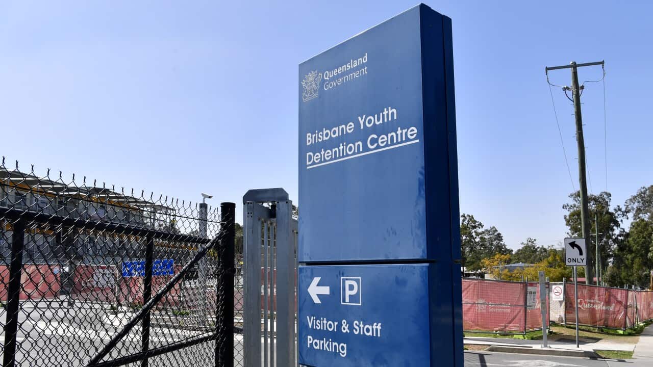 The entry to the Brisbane Youth Detention Centre is seen in Brisbane.