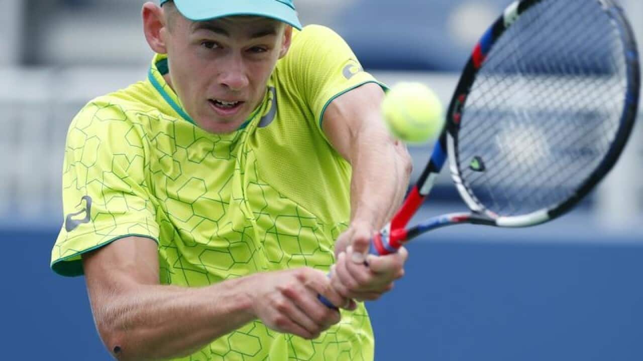 Alex de Minaur, of Australia