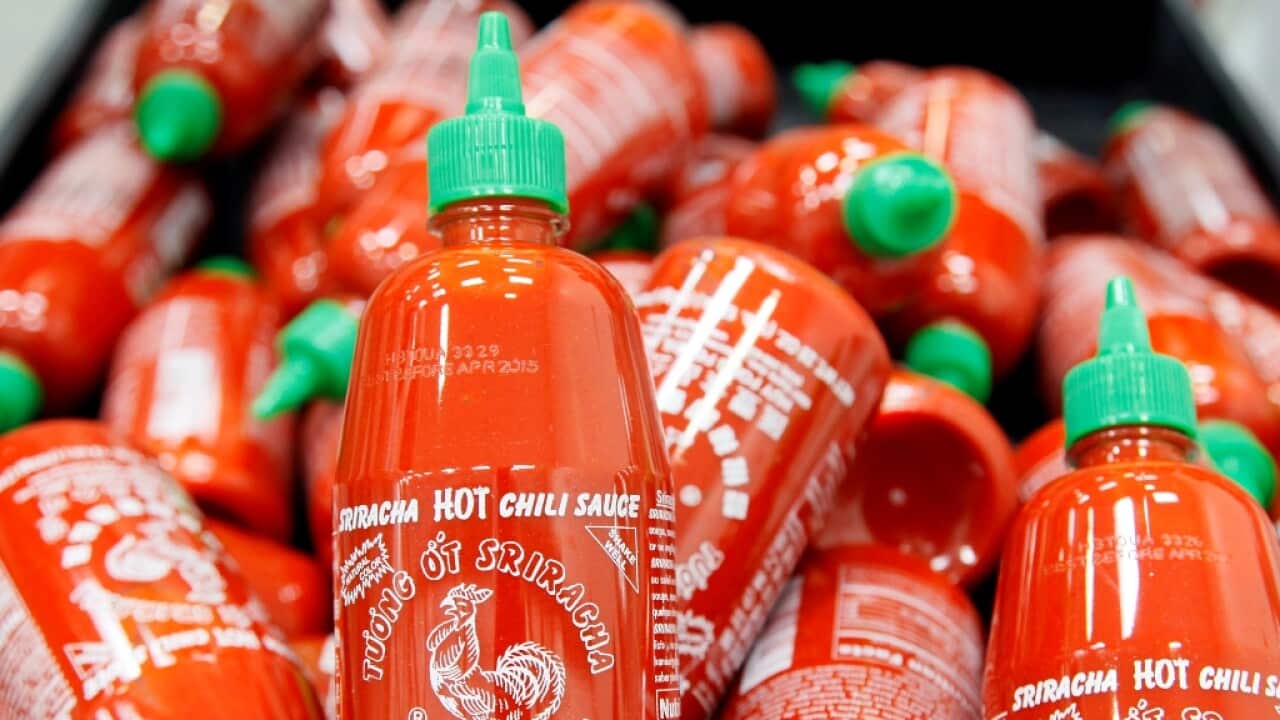 Sriracha hot sauce