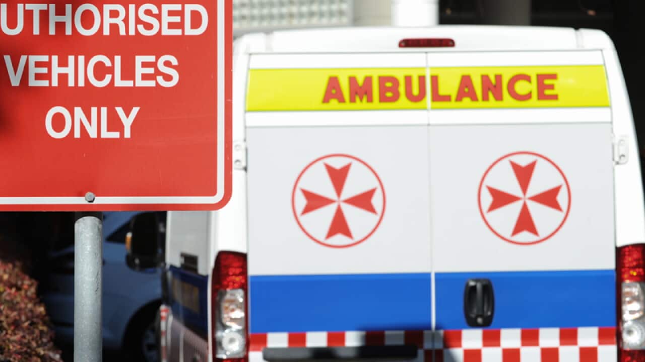 Ambulance parked
